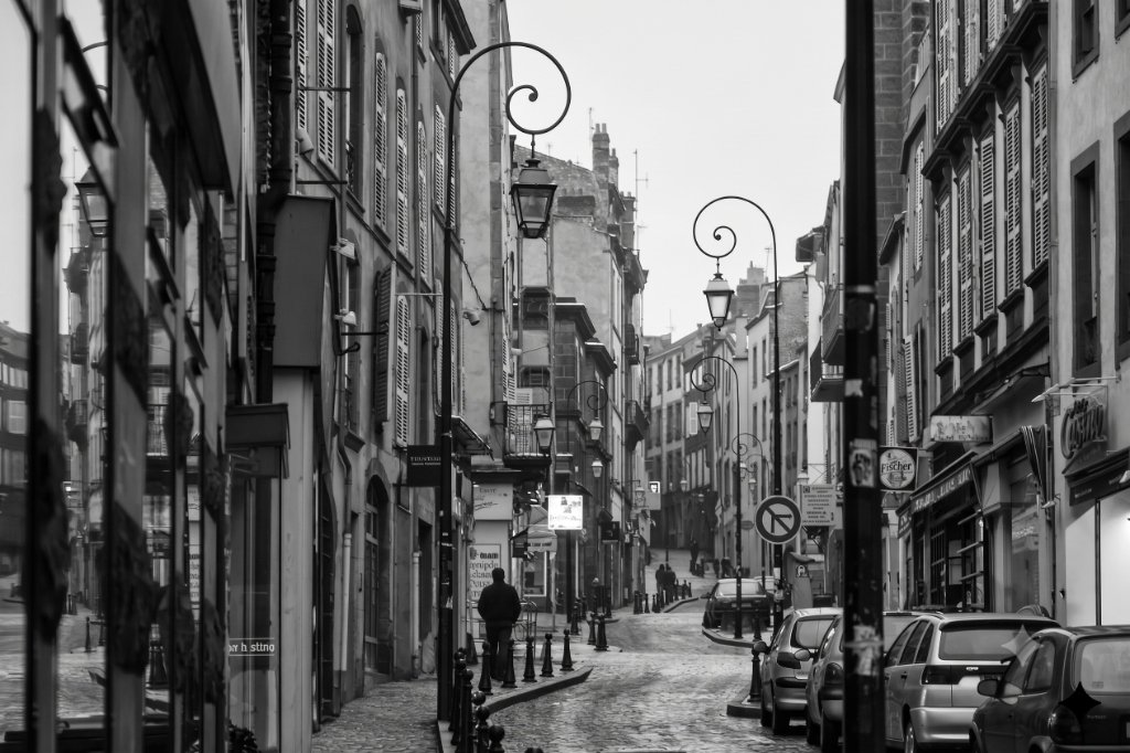 Amanecer helado en Clermont Ferrand